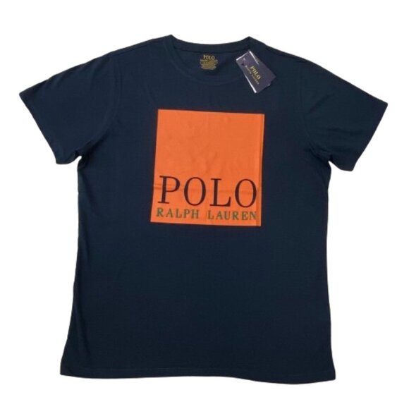 Polo Ralph Lauren Other - NWT Polo Ralph Lauren Logo Print Crew Neck T-Shirts Color Navy Size M, L, XL,XXL